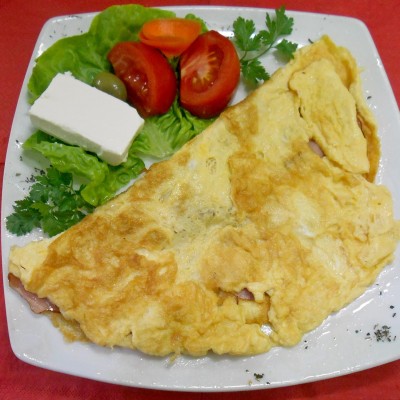 Omlet sa suvim vratom